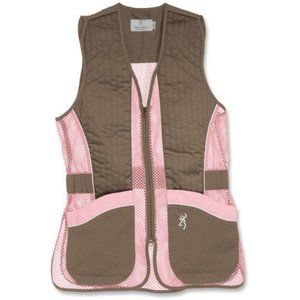 Browning Women's Vest Pink Brown Size Small NWT